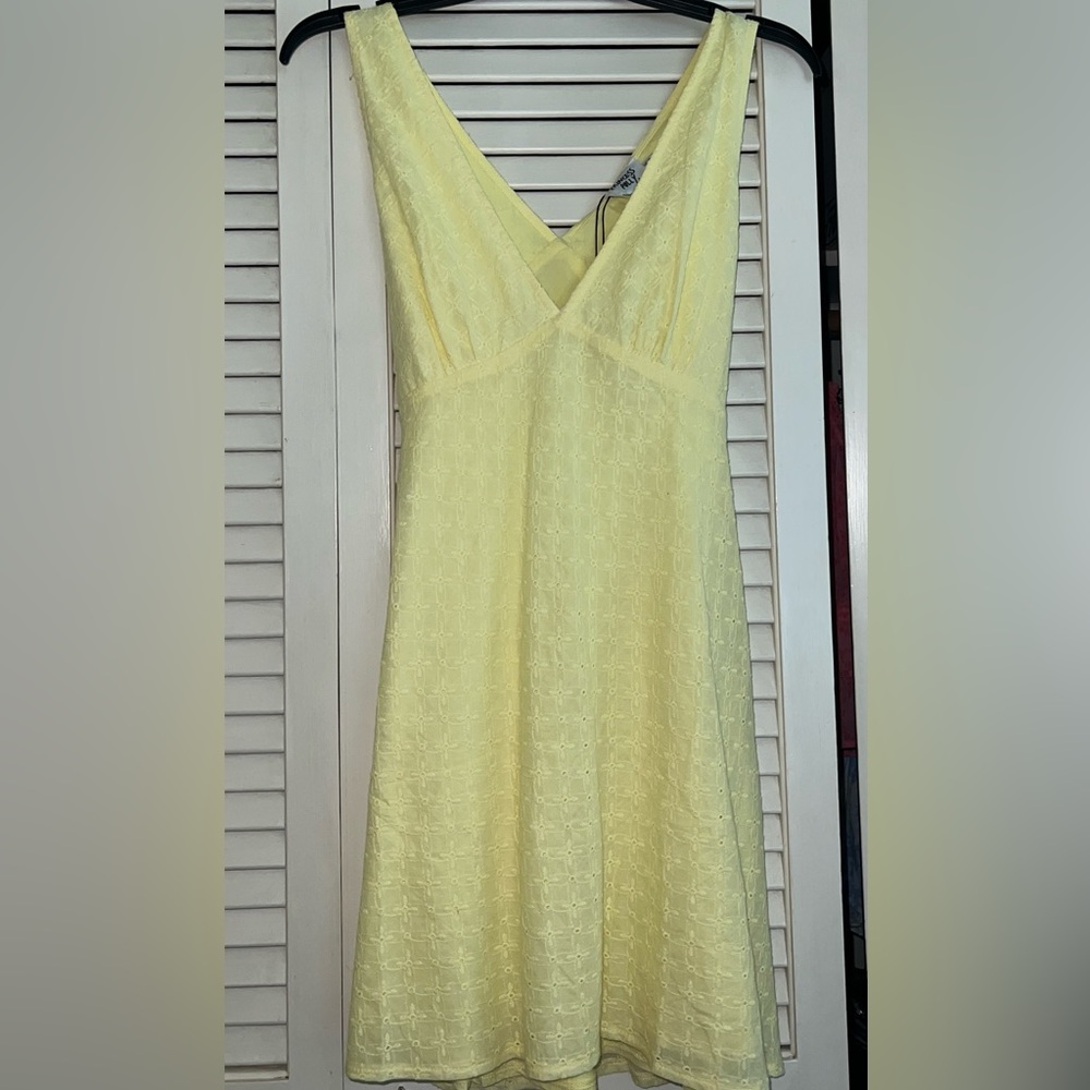 Princess Polly Nellie Mini dress in Yellow, size 6
